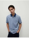 Marks & Spencer Ultimate Marks & Spencer Pique polo majica s naglašenim rubovima plave boje