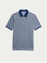 Marks & Spencer Ultimate Marks & Spencer Pique polo majica s naglašenim rubovima plave boje
