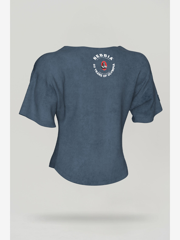 Nebbia Isprani pamučni krpeni top GOLDEN AGE 788 M, plavi