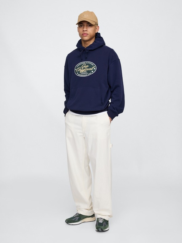 GAP Oversize majica s logom Americana GAP