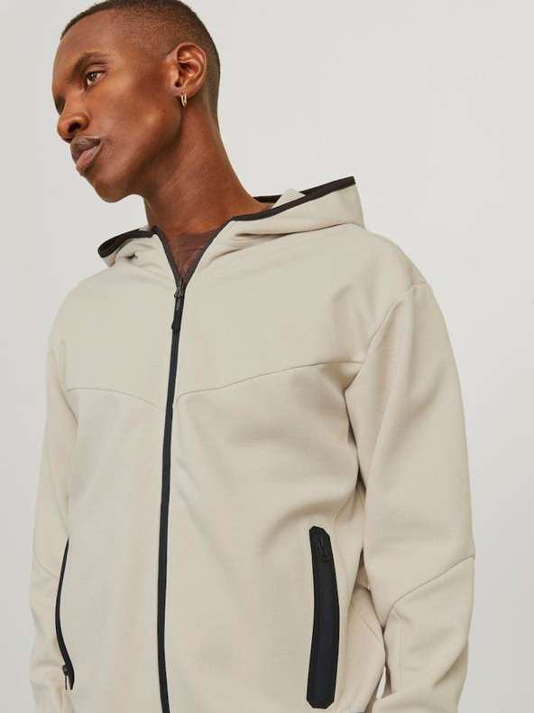 Jack & Jones Jack & Jones bež muška majica s kapuljačom
