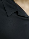 Jack & Jones Jack & Jones Crna muška košulja kratkih rukava
