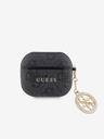 Guess Guess 4G Script PC/PU Charm Case za AirPods 3 crna