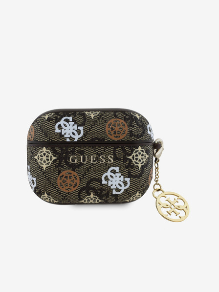 Guess Guess PU 4G Peony Charm Case za AirPods Pro smeđa