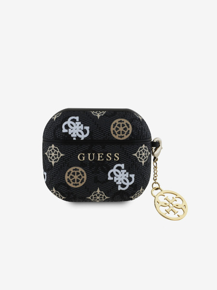 Guess Guess PU 4G Peony Charm Case za AirPods 3 crna