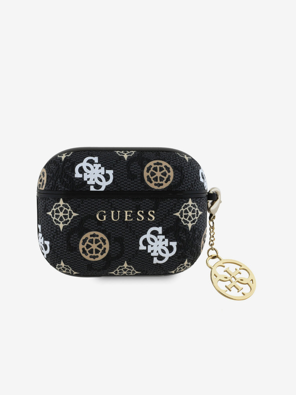 Guess Guess PU 4G Peony Charm Case za AirPods Pro crna