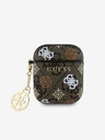 Guess Guess PU 4G Peony Charm Case za AirPods 1/2 smeđa