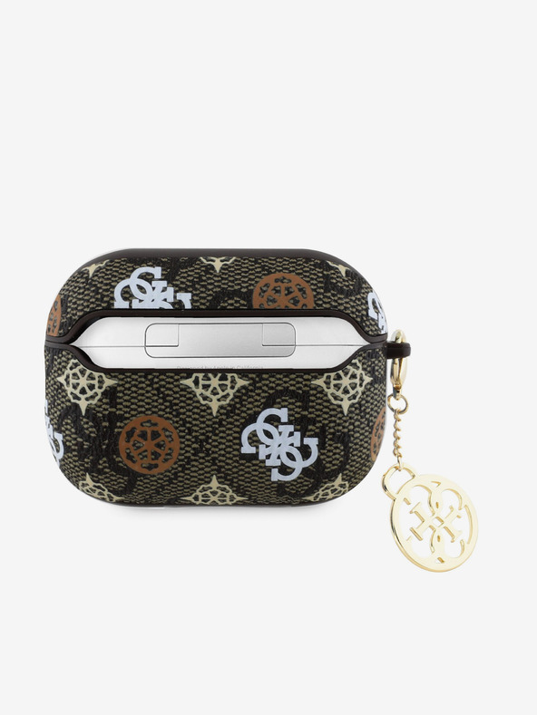 Guess Guess PU 4G Peony Charm Case za AirPods Pro 2 smeđa