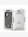 DKNY DKNY PU kožni križni uzorak Magsafe stražnja maska ​​za iPhone 16 Ivory