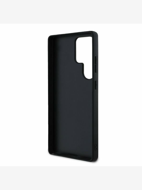 Guess PU 4G Metal Logo Zadní Kryt pro Samsung Galaxy S25 Ultra Brown Etui za telefon