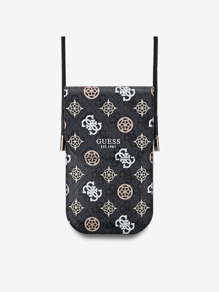 Guess Guess PU 4G Peony višebojna telefonska torba crna