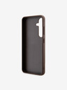 Guess Stražnja maska ​​Guess PU 4G s metalnim logotipom za Samsung Galaxy S24 smeđa