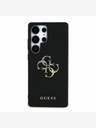 Guess Stražnja maska ​​Guess PU Grained 4G Metal Logo za Samsung Galaxy S25 Ultra Black