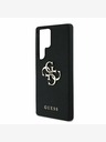 Guess Stražnja maska ​​Guess PU Grained 4G Metal Logo za Samsung Galaxy S25 Ultra Black
