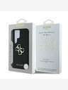 Guess Stražnja maska ​​Guess PU Grained 4G Metal Logo za Samsung Galaxy S25 Ultra Black