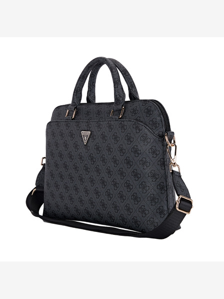 Guess PU 4G Triangle Logo Taška na Notebook 15/16" Black Etui za telefon