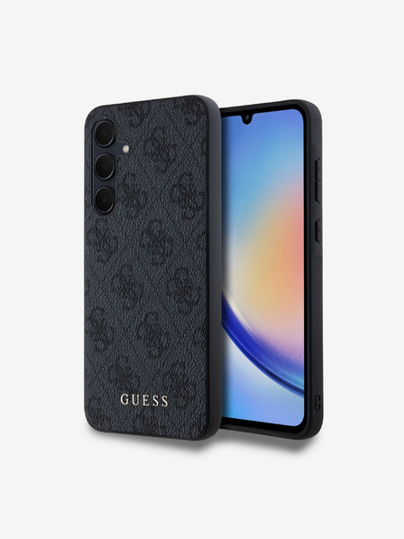 Guess Guess 4G stražnja maska ​​za Samsung Galaxy A35 5G siva
