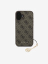 Guess Stražnja maska ​​Guess 4G Charm za iPhone 16 Tone on Tone Brown