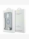 Guess Guess IML Leopard Trokut Logo Strap MagSafe stražnja maska ​​za iPhone 16 Pro Max smeđa