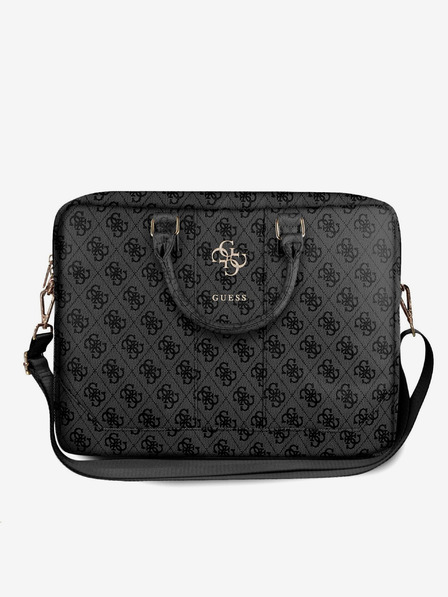 Guess Guess PU 4G metalna torba za prijenosno računalo s logotipom 15/16 siva"