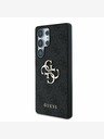 Guess PU 4G Metal Logo Zadní Kryt pro Samsung Galaxy S25 Ultra Grey Etui za telefon