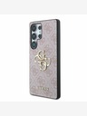 Guess Stražnja maska ​​Guess PU 4G s metalnim logotipom za Samsung Galaxy S25 Ultra Pink