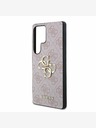 Guess Stražnja maska ​​Guess PU 4G s metalnim logotipom za Samsung Galaxy S25 Ultra Pink