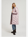 Moodo Moodo svijetloružičasta prošivena jakna s manžetama