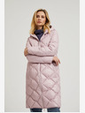 Moodo Moodo svijetloružičasta prošivena jakna s manžetama