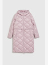 Moodo Moodo svijetloružičasta prošivena jakna s manžetama