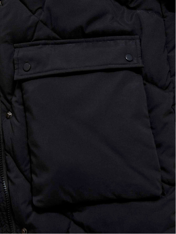 Moodo Crna ženska jakna s rukavima na skidanje Moodo