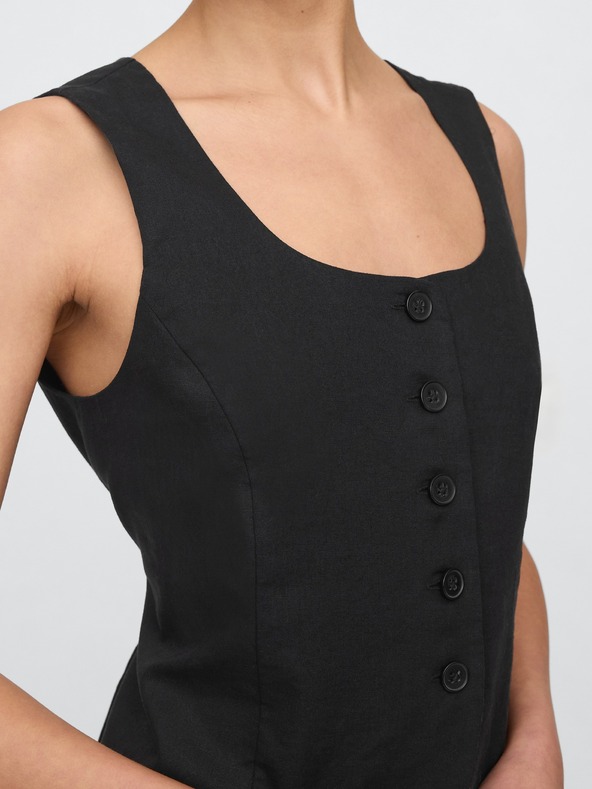 GAP GAP laneni prsluk