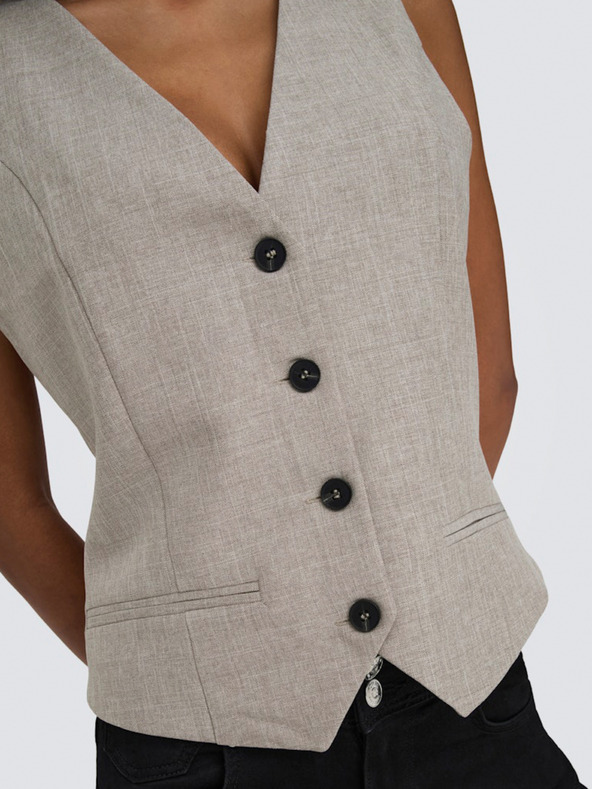 ONLY ISKLJUČIVO smeđi ženski prsluk