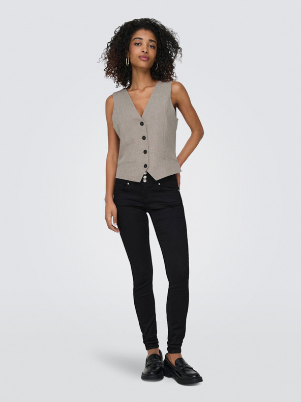 ONLY ISKLJUČIVO smeđi ženski prsluk