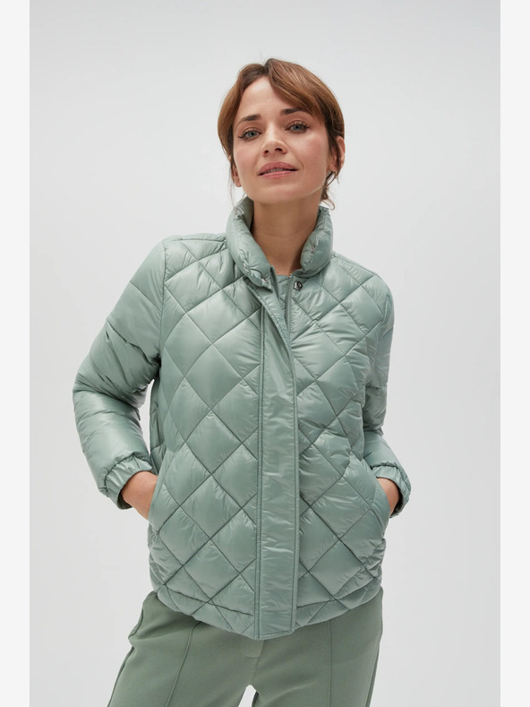 Moodo Moodo ženska zelena prošivena jakna