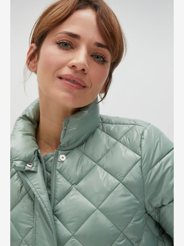 Moodo Moodo ženska zelena prošivena jakna