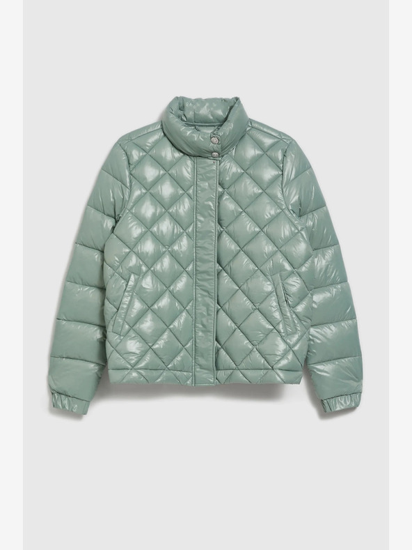 Moodo Moodo ženska zelena prošivena jakna