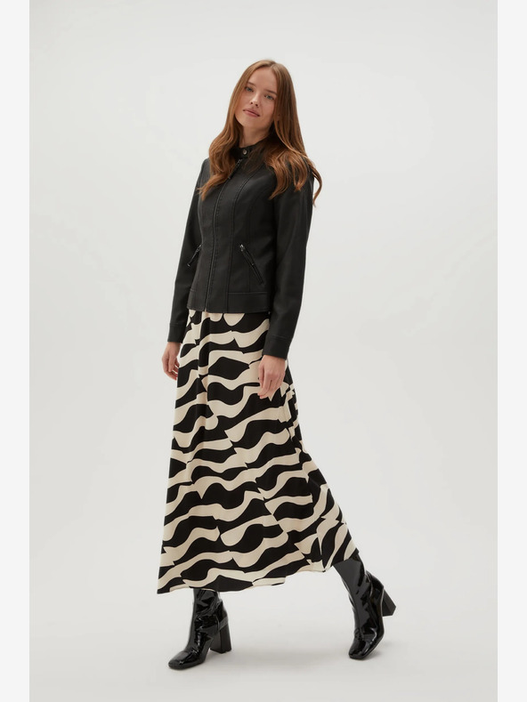 Moodo Crna Moodo ženska kožna jakna