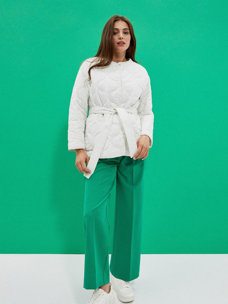 Moodo Moodo ženska bijela prošivena jakna