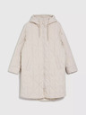 Moodo Moodo krem ​​ženska prošivena jakna