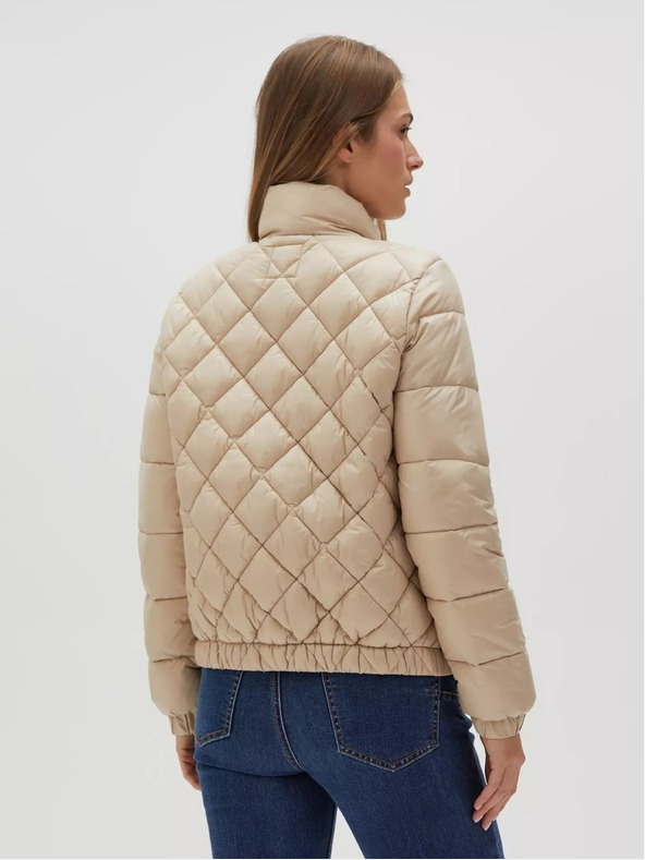 Moodo Moodo bež ženska prošivena jakna