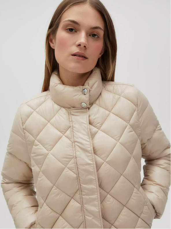 Moodo Moodo bež ženska prošivena jakna