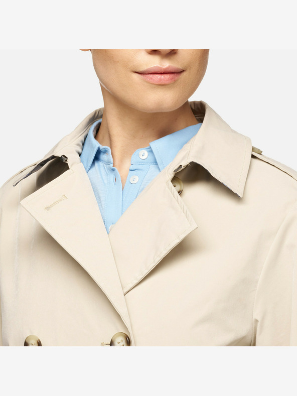 Geox Bež kabát Geox Claudin za žene