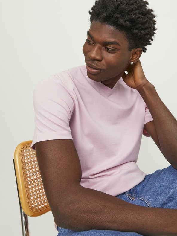 Jack & Jones Jack & Jones ružičasta muška majica