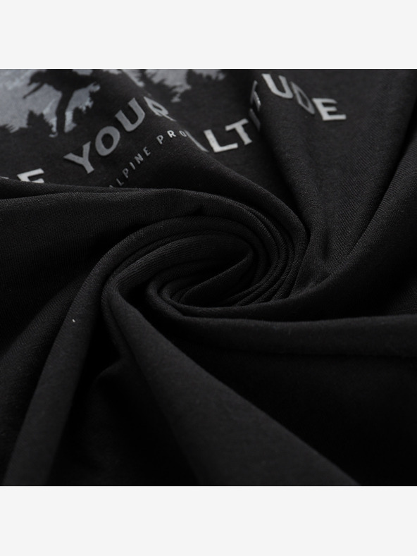 ALPINE PRO Muška brzosušeća majica s cool dry ALPINE PRO BOLEN 2 crna verzija pa