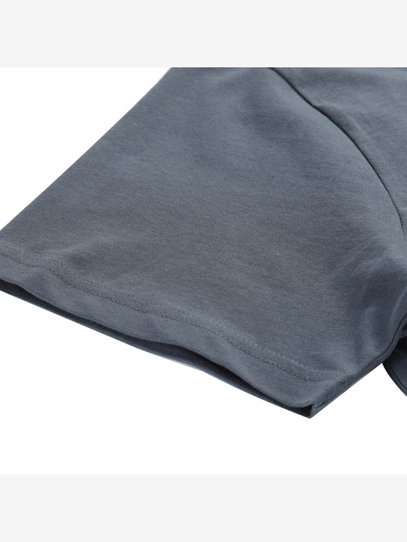 ALPINE PRO Muška majica kratkih rukava od organskog pamuka ALPINE PRO TERMES 2 tamna verzija škriljevca pa