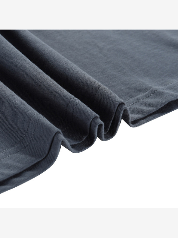 ALPINE PRO Muška majica kratkih rukava od organskog pamuka ALPINE PRO TERMES 2 tamna verzija škriljevca pa