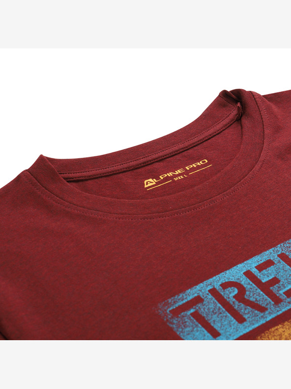 ALPINE PRO Muška brzosušeća majica s cool dry ALPINE PRO BOLEN 2 merlot varijanta pb