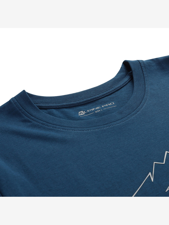ALPINE PRO Muška brzosušeća majica s cool dry ALPINE PRO BOLEN 2 moonlit ocean kom varijantom