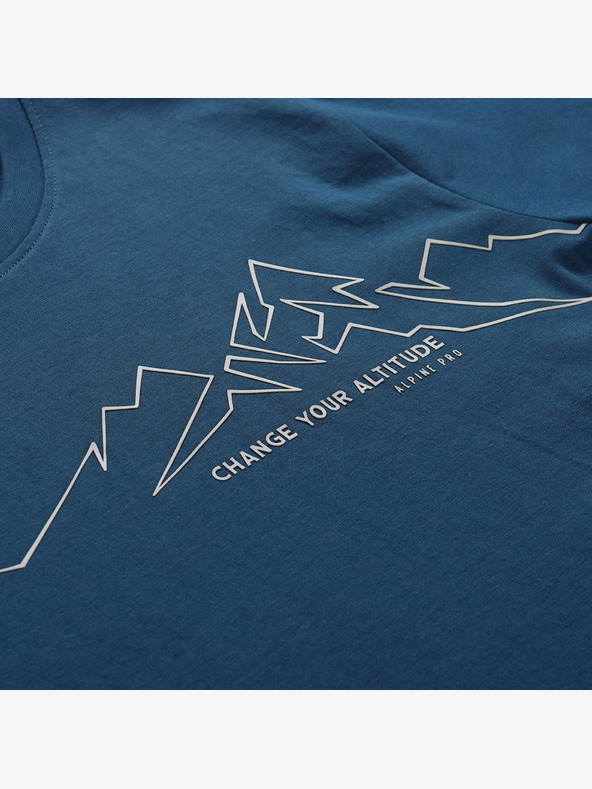 ALPINE PRO Muška brzosušeća majica s cool dry ALPINE PRO BOLEN 2 moonlit ocean kom varijantom